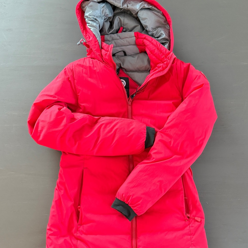 Canada Goose Women’s Camp Down Hoody HBX XXS 2XS RED